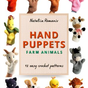 Crochet Hand Puppet Patterns - 104 Page Print Replica for Crafters-0