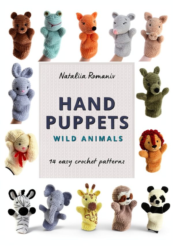 Crochet Hand Puppet Patterns eBook 130 Page Print Replica for Kids-0