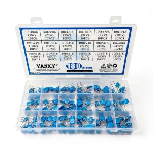 Varistor 18Values 180PCS 10D Kit by VANXY - 8V to 820V-0